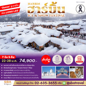 CHINA : HARBIN ICE & SNOW FESTIVAL 7D/5N (22-28 Jan'26)