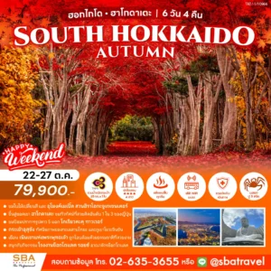 JAPAN : SOUTH HOKKAIDO AUTUMN 6D/4N (22-27 Oct'26)