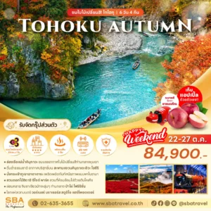 JAPAN : TOHOKU AUTUMN 6D/4N (22-27 Oct'26)