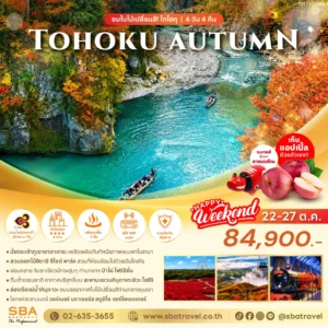 JAPAN : TOHOKU AUTUMN 6D/4N (22-27 Oct'26)